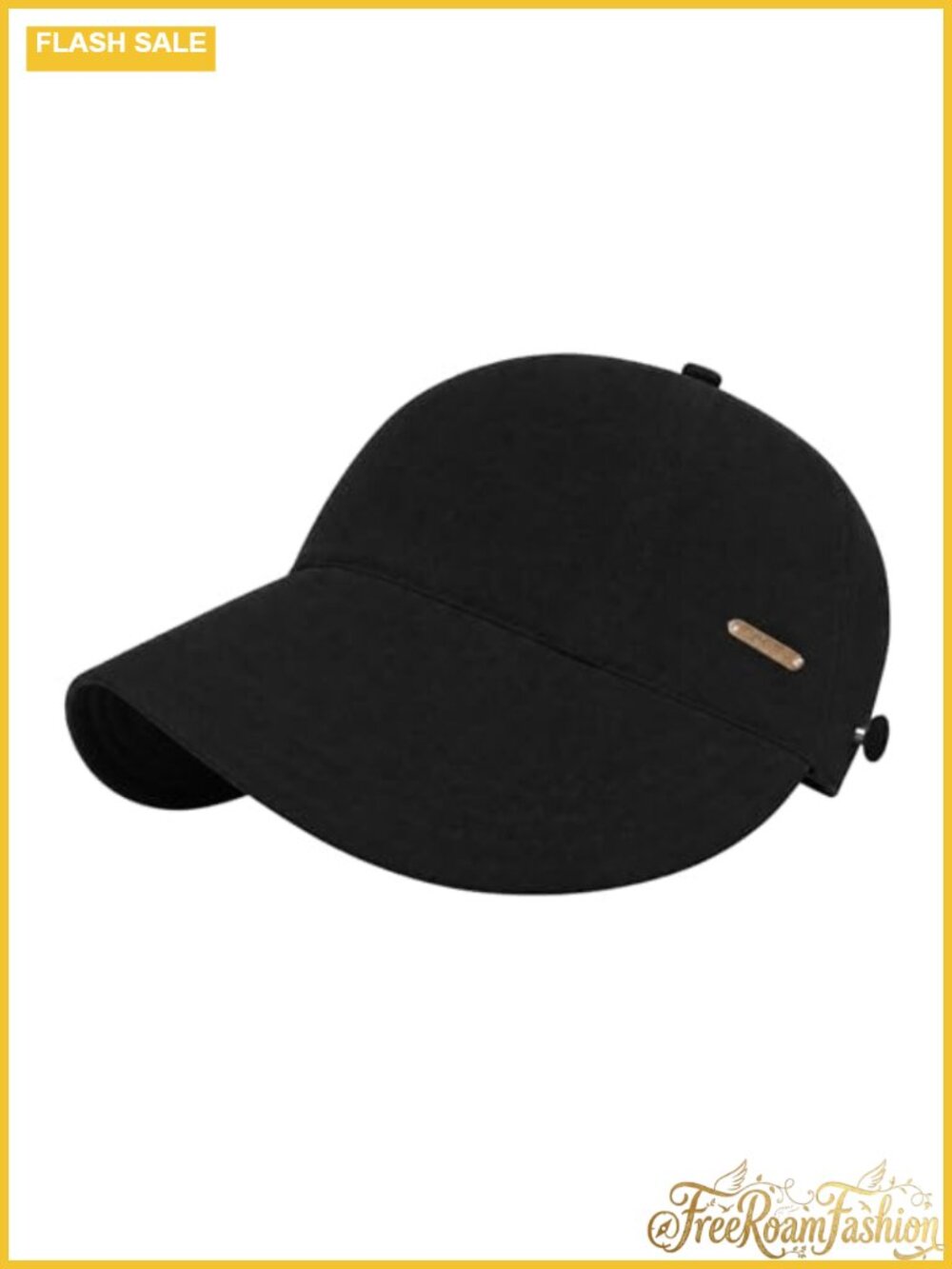 UPF 50+ Wide Brim Sun Hat Adjustable Ponytail Packable UV Protection Cap